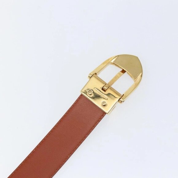 LOUIS VUITTON Epi Ceinture Belt 34.3"" Brown LV Auth - Picture 8 of 16